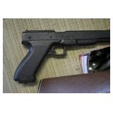 Air Rifle, Air Pistol, and Box of CO2 Cartridges Set