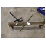 Vintage Metal Tire Changer and Bead Breaker Tools