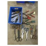 Collection of Aviation Snips and Hand Shears