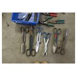 Collection of Aviation Snips and Hand Shears