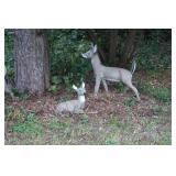 Set of 3 Deer Garden Decor Statues