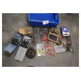 Large Mixed Lot of Drill Bits, Taps, and Tooling Supplies