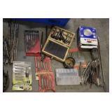 Large Mixed Lot of Drill Bits, Taps, and Tooling Supplies