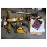 Automotive Garage Lot with Belts, Hitch Balls, Shop Heater, and Accessories