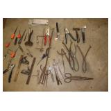 Collection of Assorted Vintage Hand Tools and Pliers