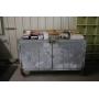 Galvanized Metal Storage Cabinet on Casters