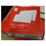 500 Clean Seal #10 Self Adhesive Cl... 500 Clean Seal #10 Self Adhesive Cl...