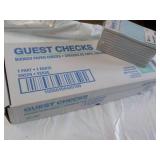 Case of Guest Checks - need a carbo... Case of Guest Checks - need a carbo...