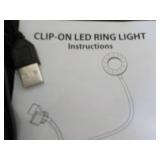 Clip On LED Ring Light... Clip On LED Ring Light...