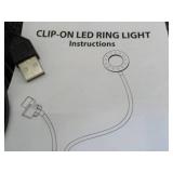 Clip On LED Ring Light... Clip On LED Ring Light...