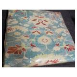 Floral Office Chair Mat Cyan Blue 3... Floral Office Chair Mat Cyan Blue 3...