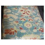 Floral Office Chair Mat Cyan Blue 3... Floral Office Chair Mat Cyan Blue 3...