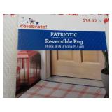 Patriotic Reversible 24 x 36" Rug a... Patriotic Reversible 24 x 36" Rug a...