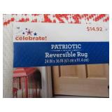 Patriotic Reversible 24 x 36" Rug a... Patriotic Reversible 24 x 36" Rug a...