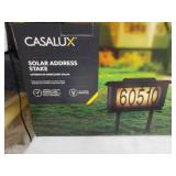 Casalux Solar Address Stake... Casalux Solar Address Stake...