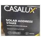 Casalux Solar Address Stake... Casalux Solar Address Stake...