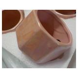 Set of 4 Ceramic Pots 4" tall... Set of 4 Ceramic Pots 4" tall...