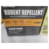 1 Rodent Repellent 8 pack and 3 box... 1 Rodent Repellent 8 pack and 3 box...
