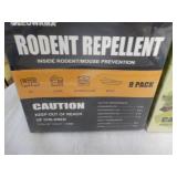 1 Rodent Repellent 8 pack and 3 box... 1 Rodent Repellent 8 pack and 3 box...
