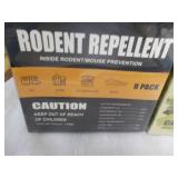 1 Rodent Repellent 8 pack and 3 box... 1 Rodent Repellent 8 pack and 3 box...