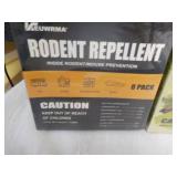 1 Rodent Repellent 8 pack and 3 box... 1 Rodent Repellent 8 pack and 3 box...