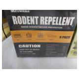 1 Rodent Repellent 8 pack and 3 box... 1 Rodent Repellent 8 pack and 3 box...