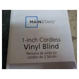 1" Vinyl Blind 43 x 64" White... 1" Vinyl Blind 43 x 64" White...