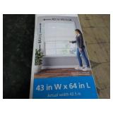 1" Vinyl Blind 43 x 64" White... 1" Vinyl Blind 43 x 64" White...
