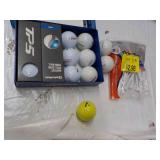 Golf Ball and Tees... Golf Ball and Tees...