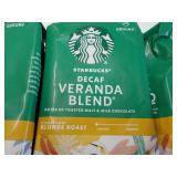 4 Starbucks Decaf Veranda Blend Cof... 4 Starbucks Decaf Veranda Blend Cof...