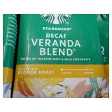 4 Starbucks Decaf Veranda Blend Cof... 4 Starbucks Decaf Veranda Blend Cof...