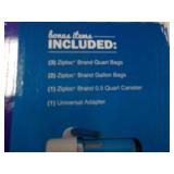 Ziploc Vacuum Sealer System... Ziploc Vacuum Sealer System...