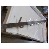 50" Long Stainless Steel Wall Coat ... 50" Long Stainless Steel Wall Coat ...