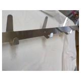 50" Long Stainless Steel Wall Coat ... 50" Long Stainless Steel Wall Coat ...