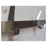 50" Long Stainless Steel Wall Coat ... 50" Long Stainless Steel Wall Coat ...