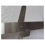 50" Long Stainless Steel Wall Coat ... 50" Long Stainless Steel Wall Coat ...