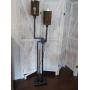 Modern New Floor Lamp with Wood Acc...