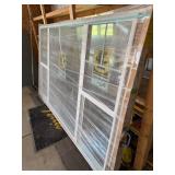 Large Pella Encompass Single Hung Window with Flankers - 72x72 Inch Large Pella Encompass Single Hung Window with Flankers - 72x72 Inch