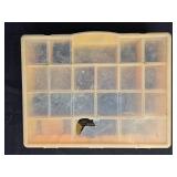 Organizer Box with Assorted Nails, Bolts, Screws, and Sandpaper Rolls Organizer Box with Assorted Nails, Bolts, Screws, and Sandpaper Rolls