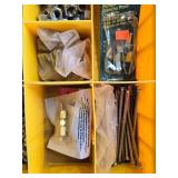Yellow Organizer Box with Assorted Nuts, Bolts, Screws and Hardware Yellow Organizer Box with Assorted Nuts, Bolts, Screws and Hardware