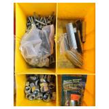 Yellow Organizer Box with Assorted Nuts, Bolts, Screws and Hardware Yellow Organizer Box with Assorted Nuts, Bolts, Screws and Hardware