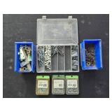 Collection of Machine Screws, Nuts, Bolts and Hardware Assortment with Organizers Collection of Machine Screws, Nuts, Bolts and Hardware Assortment with Organizers