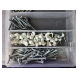 Collection of Machine Screws, Nuts, Bolts and Hardware Assortment with Organizers Collection of Machine Screws, Nuts, Bolts and Hardware Assortment with Organizers