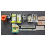 Mixed Lot of Hand Tools, Drill Bits, Charger, and Hardware Mixed Lot of Hand Tools, Drill Bits, Charger, and Hardware