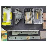 Mixed Lot of Hand Tools, Drill Bits, Charger, and Hardware Mixed Lot of Hand Tools, Drill Bits, Charger, and Hardware
