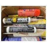Box of Construction Caulk and Sealant Tubes Assorted Types - content quantities unknown Box of Construction Caulk and Sealant Tubes Assorted Types - content quantities unknown