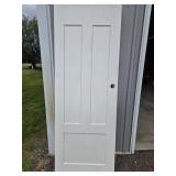 30x80 Inch White Interior Door with Pre-Drilled Handle Hole 30x80 Inch White Interior Door with Pre-Drilled Handle Hole
