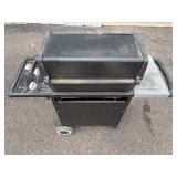 Weber Genesis Silver Gas Grill with Side Burner and Cabinet Storage Weber Genesis Silver Gas Grill with Side Burner and Cabinet Storage