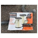 RIDGID Wet/Dry Shop Vacuum with Attachments and 2-Pack Filters RIDGID Wet/Dry Shop Vacuum with Attachments and 2-Pack Filters