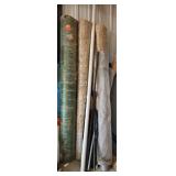 Collection of Erosion Control and Landscaping Materials Including Straw Mat Rolls and Tubes Collection of Erosion Control and Landscaping Materials Including Straw Mat Rolls and Tubes